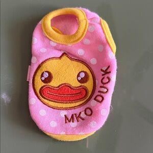MKO Duck Pink and Yellow Small Pet